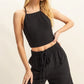 HYFVE Crop Top and Cargo Pants Set Outfit Sets
