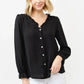 And The Why Polka Dot Ruffle Detailed Blouse Top - DAVERRI FASHIONS