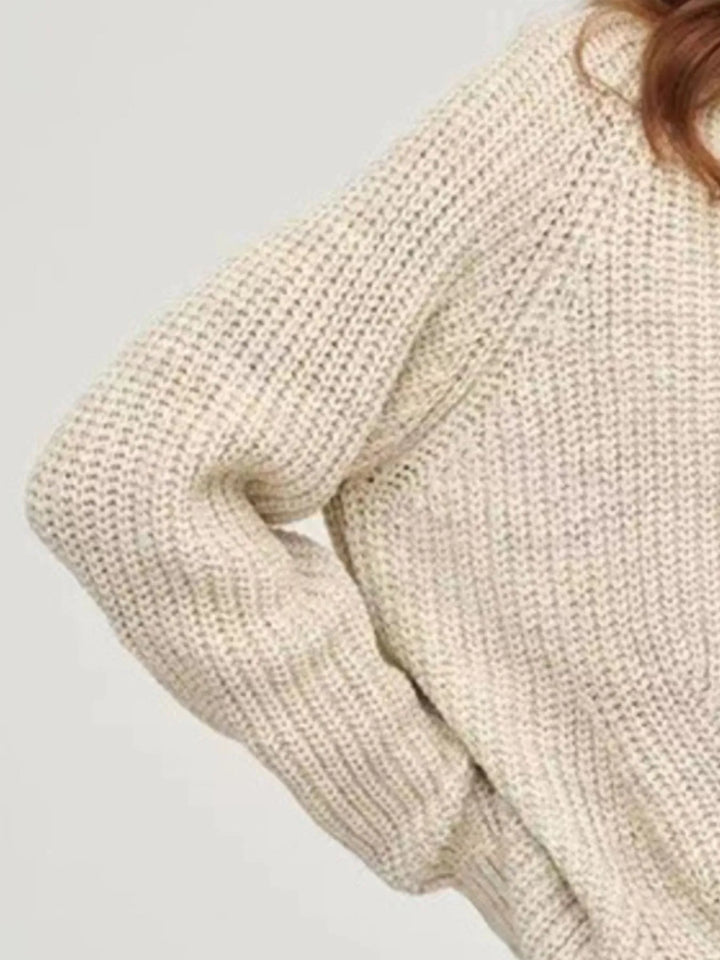 Turtleneck Long Sleeve Sweater | Sweaters Daverri Fashions