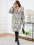 Thermal Leopard Faux Fur Hooded Coat - DAVERRI FASHIONS