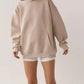 Kangaroo Pocket Long Sleeve Hoodie - DAVERRI FASHIONS
