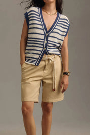Button Down V Neck Sweater Vest | Sweater Vests Daverri Fashions