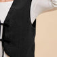 Annie Wear V-Neck Tie Detail Vest Coat Tops