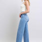 Judy Blue Full Size Wide Leg Jeans with Pockets - DAVERRI FASHIONS