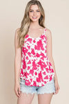 BOMBOM Animal Print Cami - DAVERRI FASHIONS