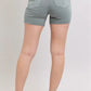 Judy Blue Full Size Hw Garment Dyed & Back Pkt Embroidery Shorts Plus Size