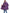 Purple Daverri Fashions hooded mid-length windproof coat plus size