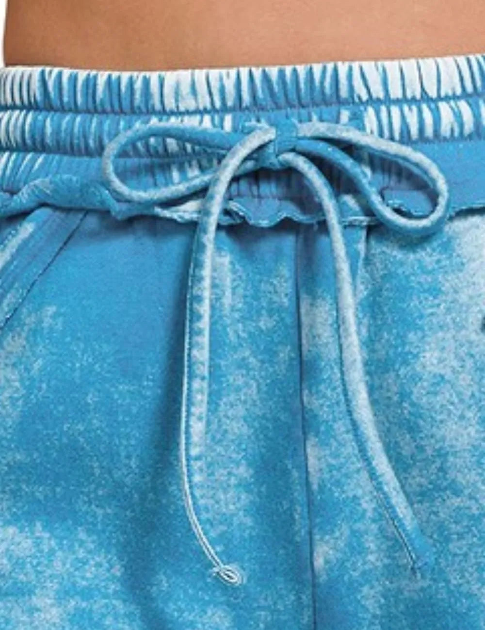 Zenana Acid Wash Fleece Drawstring Shorts With Pockets | Shorts Daverri Fashions