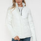 Snobbish Pocketed Zip Up Turtleneck Puffer Jacket Jackets