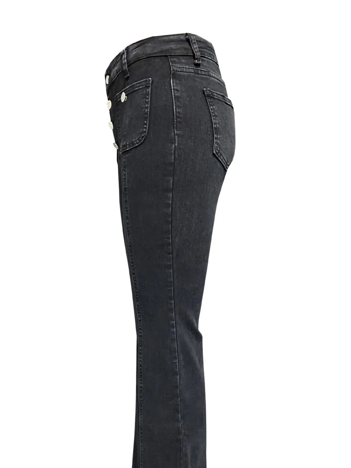Flare Jeans with Pockets | Jeans Daverri Fashions