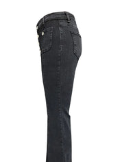 Flare Jeans with Pockets | Jeans Daverri Fashions