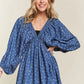 ADORA Batwing Sleeves Floral Dress