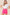 BiBi Pink Bandless Tailored Shorts Shorts