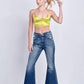 Artemis Vintage High Rise Stretch Flare Jeans - DAVERRI FASHIONS
