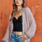 ADORA Fuzzy Sweater Cardigan Cardigans