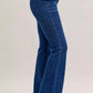Judy Blue High Waist Flare Jeans with Front Patch Pockets - DAVERRI FASHIONS
