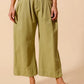 SO ME Mid Rise Wide Leg Chino Pants With Pockets Pants