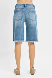 RISEN Tummy Control Mid Rise Fit Bermuda | Daverri Fashions