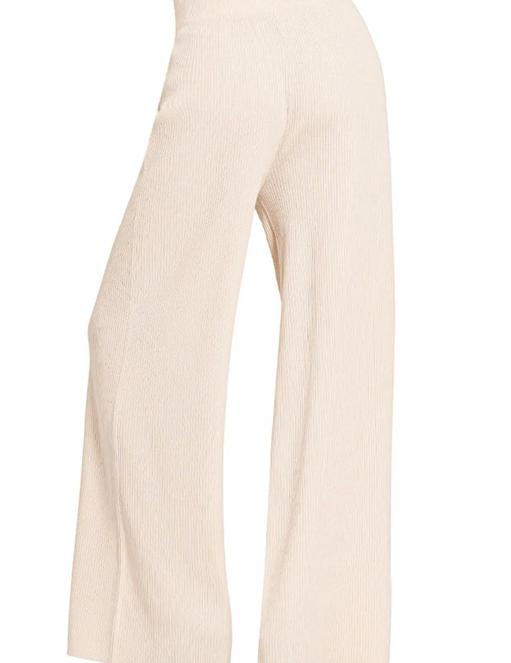 Zenana Viscose Ribbed Sweater Pants | Pants Daverri Fashions