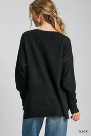 Umgee Wool Blended Pullover Sweater | Sweaters Daverri Fashions