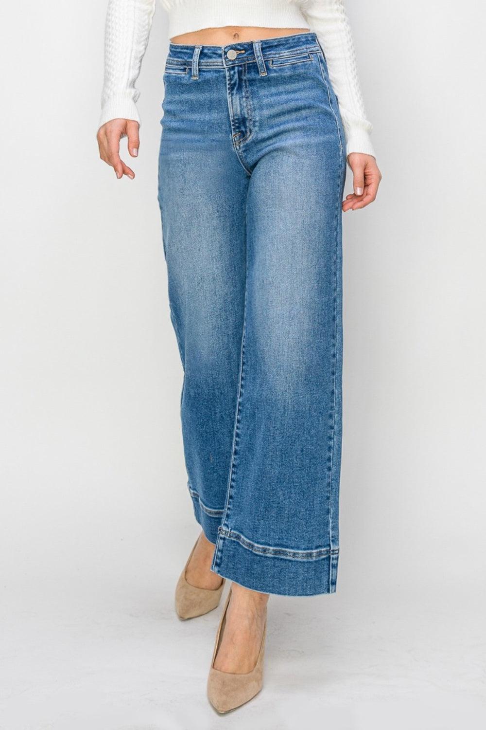 High Rise Wide Leg Jeans Jeans