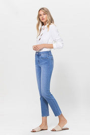 Vervet Stretch Crop Slim Straight Jeans Jeans