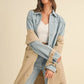 MABLE Layered Look Trench Coat With Denim Jacket