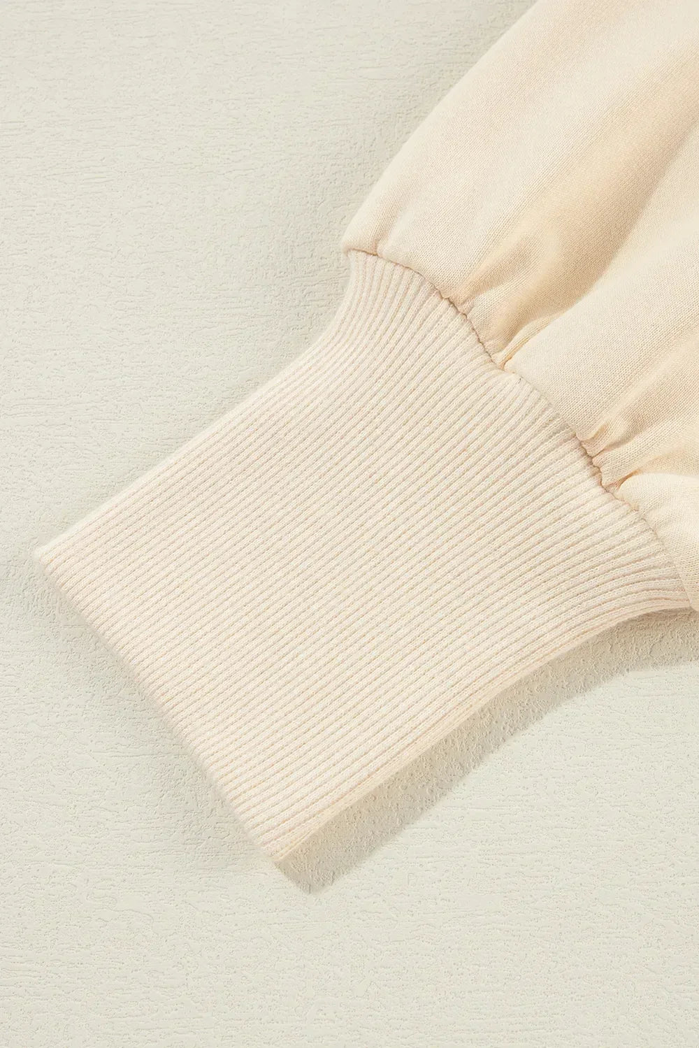 Striped Johnny Collar Long Sleeve Sweatshirt - DAVERRI FASHIONS