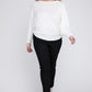 Zenana Plus Batwing Sleeve Knit Top-Casual Comfort Shirts & Tops