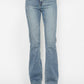Judy Blue Full Size Tummy Control Back Embroidered Pocketed Bootcut Jeans Plus Size LONG INSEAM 1 25
