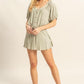 HYFVE Drawstring Hem Short Sleeve Top and Skort Set Short Sets