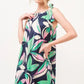 And The Why Botanical Printed Halterneck Tiered Maxi Dress - DAVERRI FASHIONS