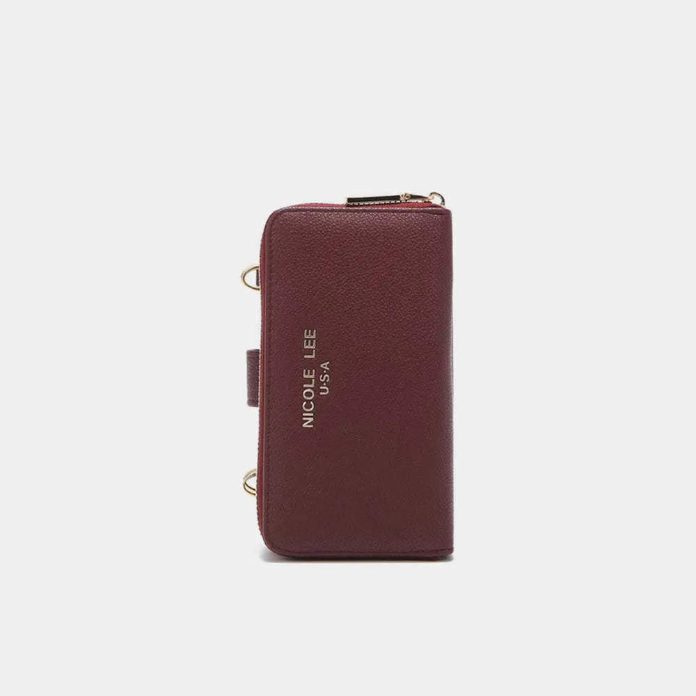Nicole Lee USA 2 Piece Phone Case Crossbody Wallet Wallets