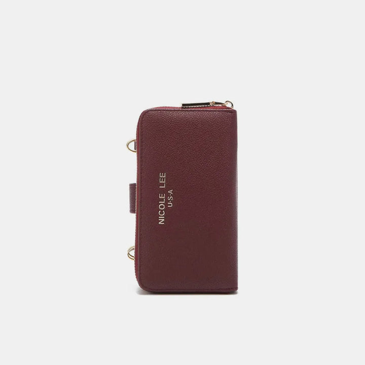 Nicole Lee USA 2 Piece Phone Case Crossbody Wallet Wallets