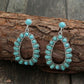 Artificial Turquoise Earrings - DAVERRI FASHIONS