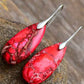 Handmade Teardrop Shape Natural Stone Dangle Earrings - DAVERRI FASHIONS