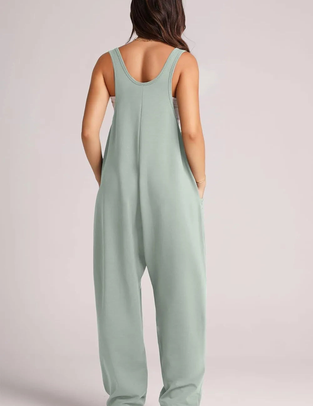 Lovelet V-Neck Wide Strap Overalls | Overalls Daverri Fashions