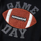 GAME DAY Football Round Neck Long Sleeve Top and Shorts Set - DAVERRI FASHIONS