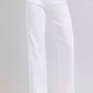 RISEN Full Size High Waist Straight Jeans White 3XL Jeans