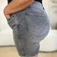 Judy Blue Full Size High Waist Washed Denim Shorts Denim Shorts