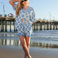 VERY J Tropical Printed Shirt Top and Shorts Set Shorts Sets