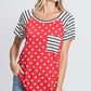 Heimish Full Size Star & Striped Round Neck Short Sleeve T-Shirt Plus Size T-Shirts