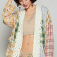 POL Raw Edge Plaid Open Front Cardigan Cardigans