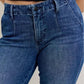 Judy Blue Full Size Mid Rise Bootcut Jeans with Welt Pockets Plus Size - DAVERRI FASHIONS