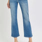RISEN Full Size Low Rise Crop Flare Jeans - DAVERRI FASHIONS