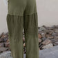Tiered Wide Leg Pants - DAVERRI FASHIONS