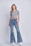 Artemis Vintage High Rise Stretch Flare Jeans - DAVERRI FASHIONS