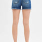 RISEN Low Rise Pikaboo Lining Shorts Denim Shorts