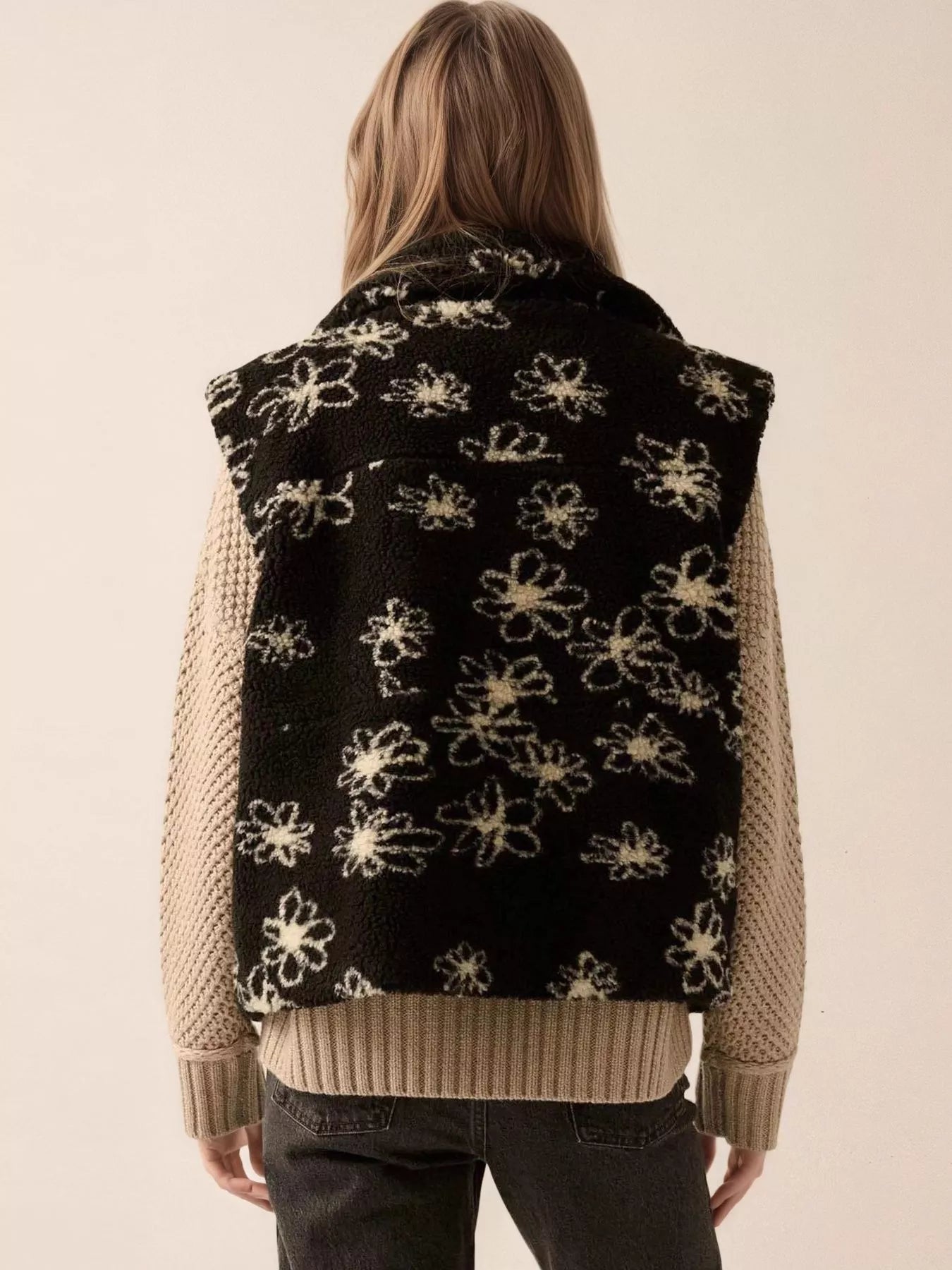 Zip Up Vest Coat with Pockets | Vest Jackets Daverri Fashions