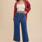 Annie Wear Button Fly High Waist Jeans - DAVERRI FASHIONS